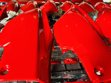 Sơn Trên bề mặt nhựa.