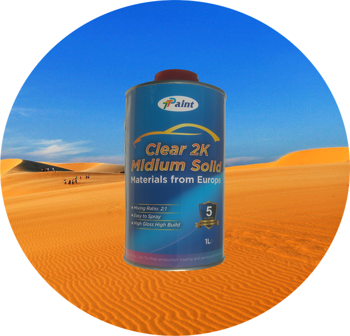 Sơn TTPaint Clear 2K Midium Solid 1Lit